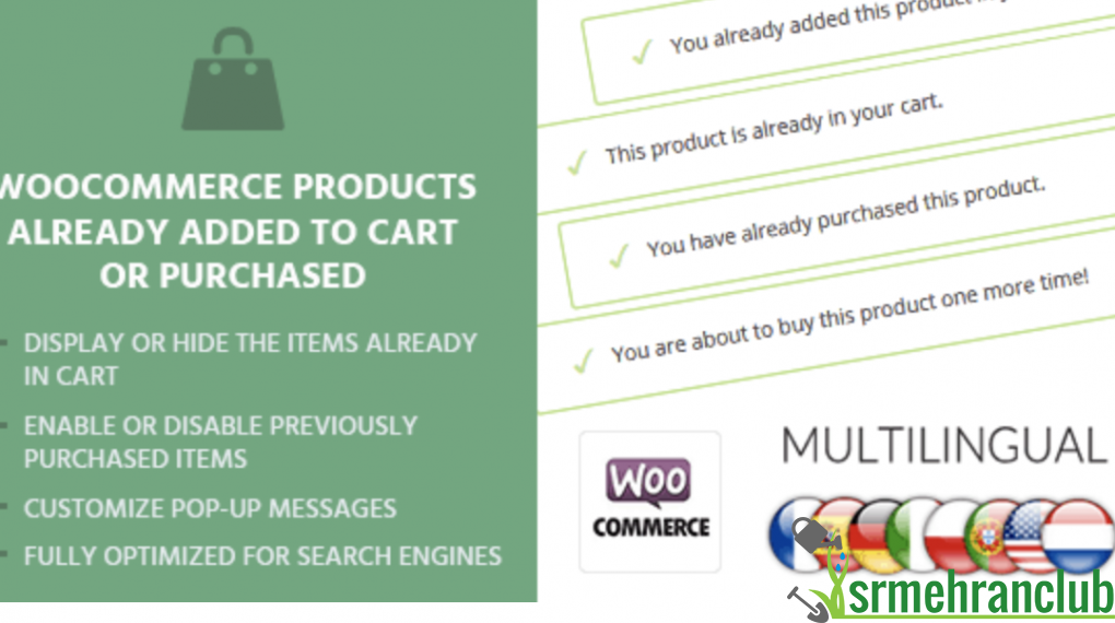 Mythemeshop WooCommerce Products Already Added To Cart Or Purchased