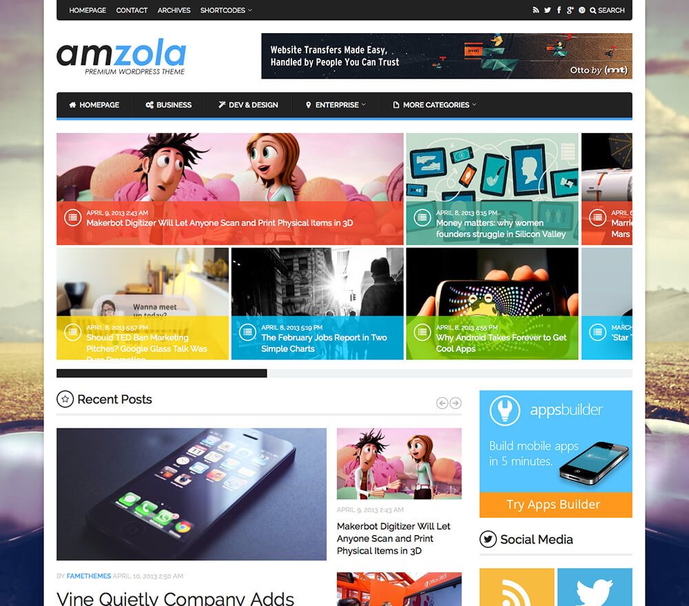  FameThemes  Amzola WordPress Theme 1 3 0