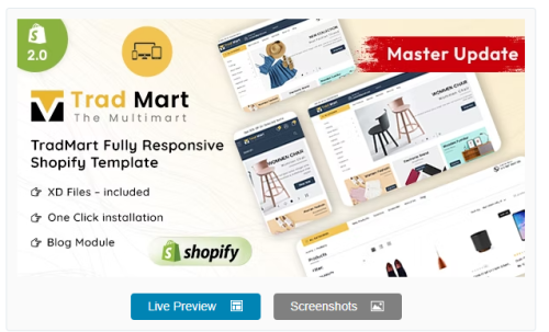 Tradmart - Shopify 2.0 MultiPurpose Responsive Theme